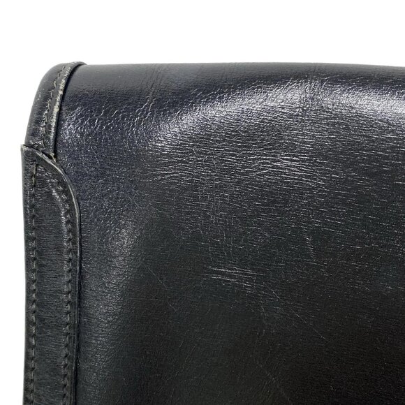 HERMES Jige PM - Dark Navy Box Calf Z Clutch Bag - Picture 9 of 15